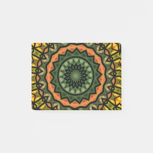 Unique trendy pattern post-it notes (Front)