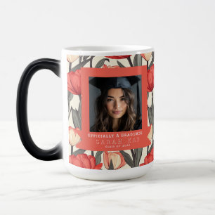 Unique Tulip Flower Gift For Her Grad Magic Mug