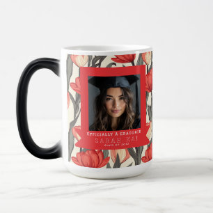 Unique Tulip Flower Gift For Her Grad Magic Mug