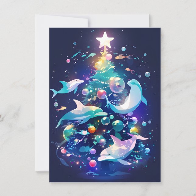 Unique Under the Sea Christmas Cards (Front)