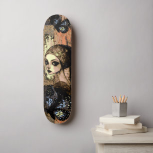 Unique Urban Abstract Street Art Inspired Grunge Skateboard