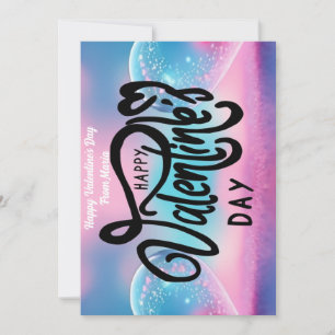 Unique Valentine Abstract Colourful And Vivid Card