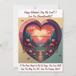 Unique Valentine's Day Card: Express Your Love Invitation