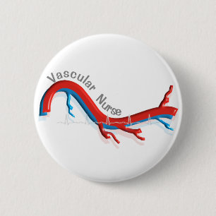 Unique Vascular Nurse Gifts 2 Inch Round Button