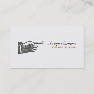 Unique Vintage Steampunk Style Business Card