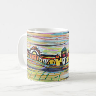 Unique watercolor design coffee mugs