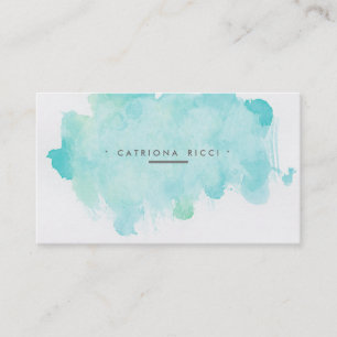 ★ Unique Watercolour Business Card