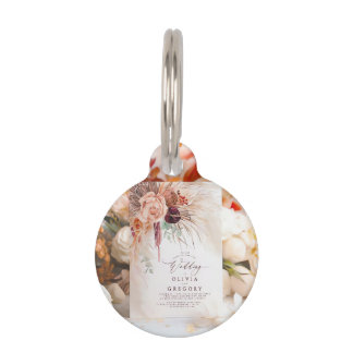 Unique Wedding Favours: Mini Invitation Keychains Pet Tag
