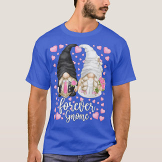 Unique Wedding Gnomies Bride And GroomFunny Foreve T-Shirt