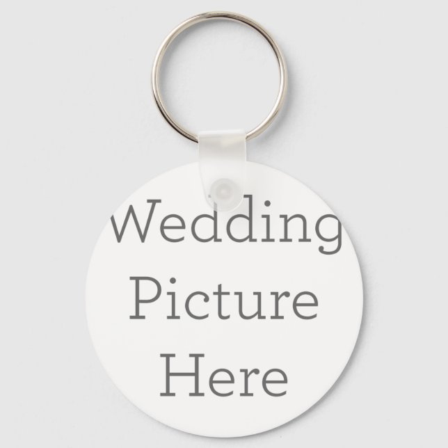 Metal Circle Keychain, 5.08 cm (Front)