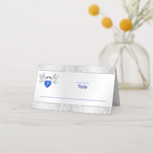 Unique Wedding Place Cards, Love and Heart Place Card