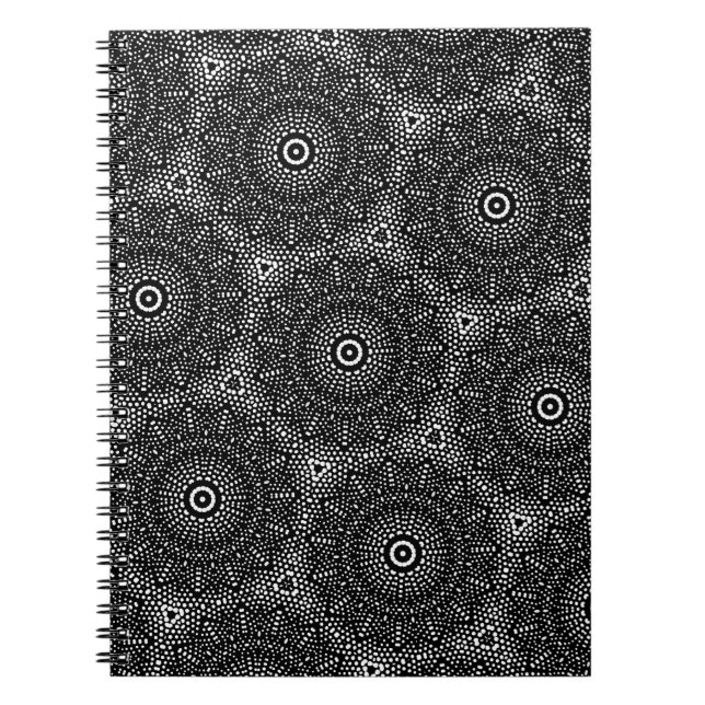 Unique Whimsical Dot Art Notebook (Front)