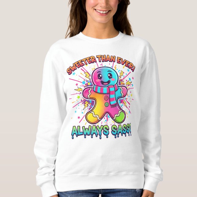 unique winter gift idea sweatshirt (Front)
