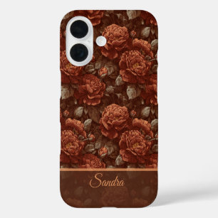 Unique Women Gift Gardenias Floral Custom iPhone 16 Case