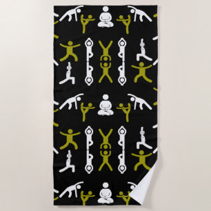 Unique Yoga Gift Beach Towel