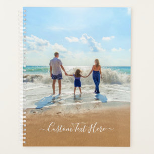 Unique Your Own Design Photo Text Family Vacation Planner