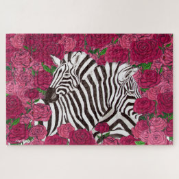Unique Zebras Jigsaw Puzzle