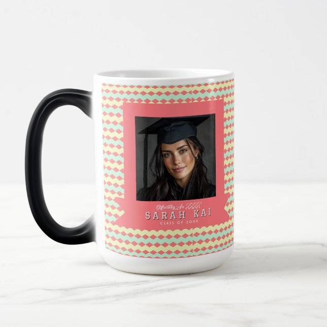 Unique Zigzag Print Certified Doctor Magic Mug (Left)