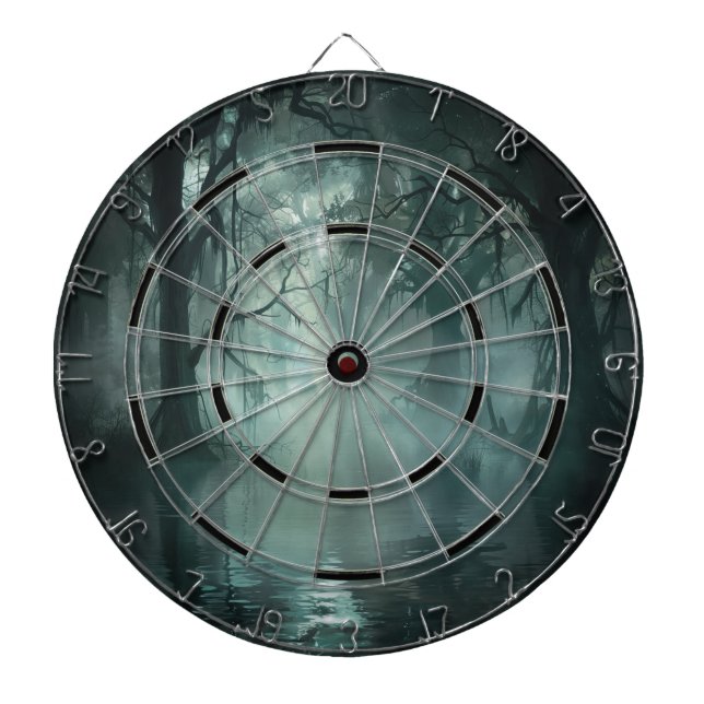 Uniquely Awesome Swamp Regulation Dartboard (Front)
