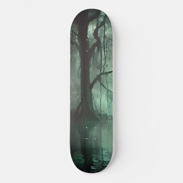 Uniquely Awesome Swamp Skateboard (Front)