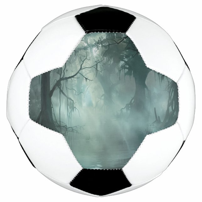 Uniquely Awesome Swamp Soccer Ball (Front)