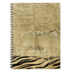 Uniquely Black Confetti Sparkle Notebook