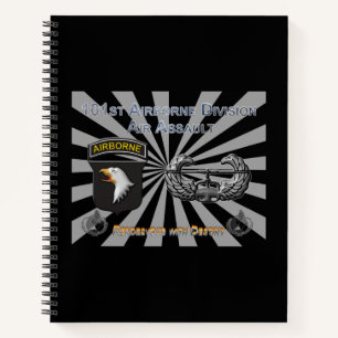 Uniquely Designed 101st Airborne Division Gift Notebook