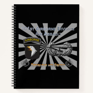 Uniquely Designed 101st Airborne Division Gift Notebook