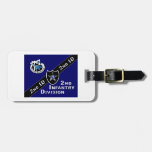 Uniquely Designed 2nd Infantry Division Gift Luggage Tag