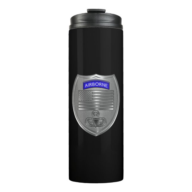 Uniquely Designed Airborne Paratrooper Thermal Tum Tumbler (Front)