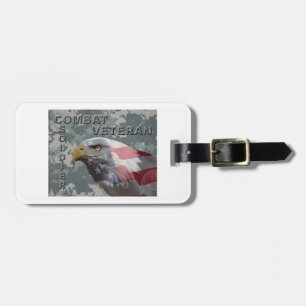 Uniquely Designed Combat Veteran Luggage Tag