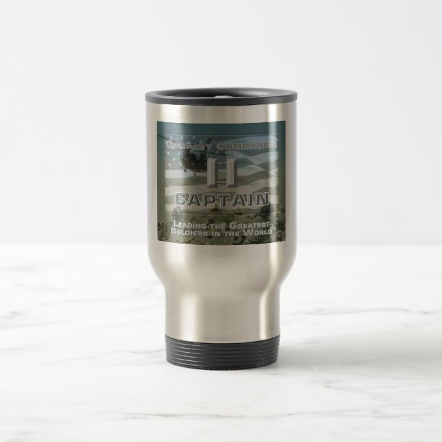 Uniquely Designed Commemorative Company Commander Travel Mug (Center)