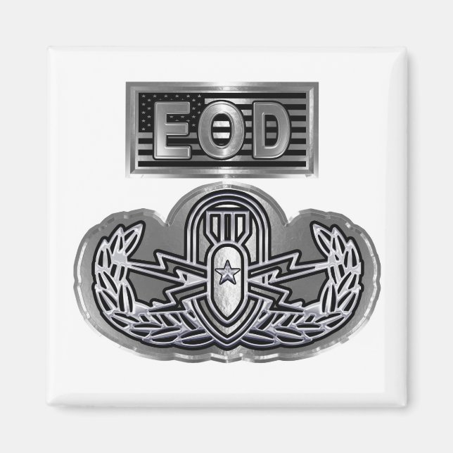 Uniquely Designed Commemorative EOD Magnet (Front)