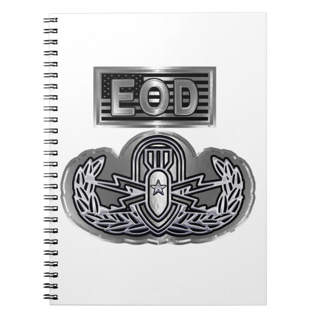 Uniquely Designed Commemorative EOD Notebook (Front)