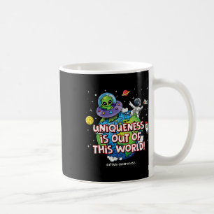 Uniqueness Is Out Of This World Autism Awareness  Coffee Mug