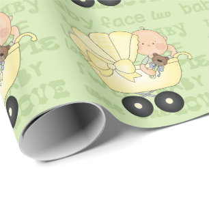 Unisex Baby Shower wrapping paper