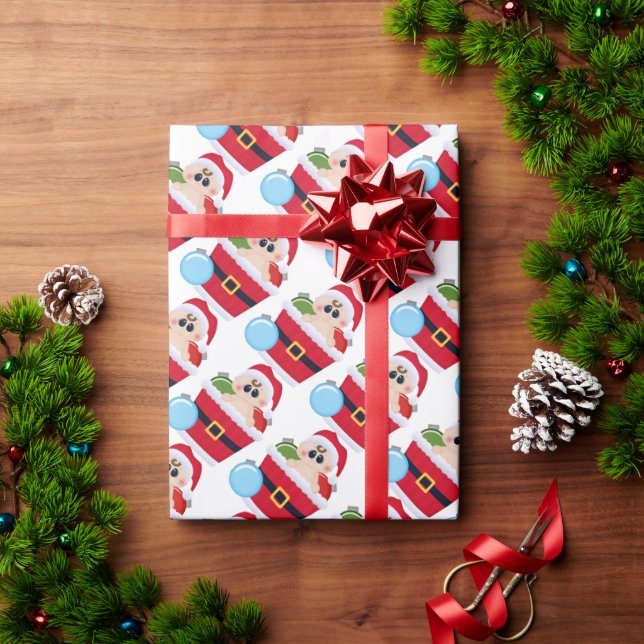 Unisex Baby's First Christmas wrapping paper (Holiday Gift)