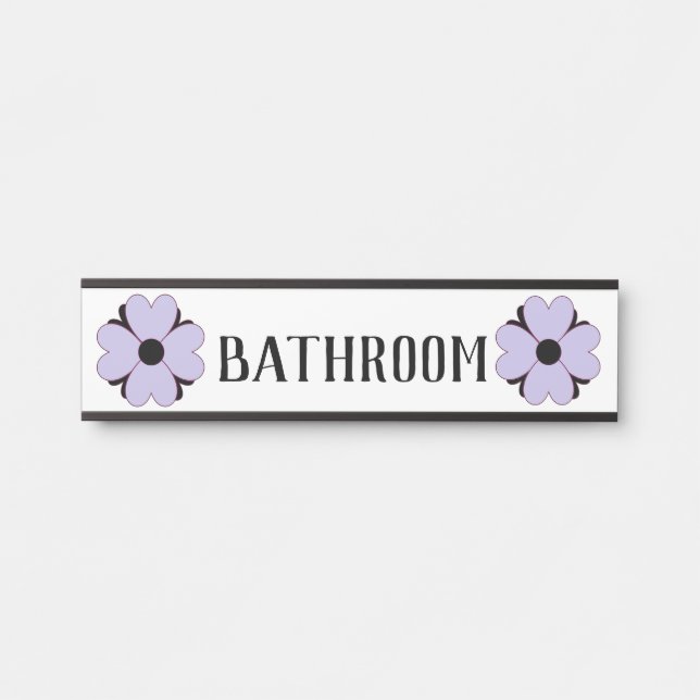 Unisex Bathroom Signs - Unisex Restroom Sign (Front)