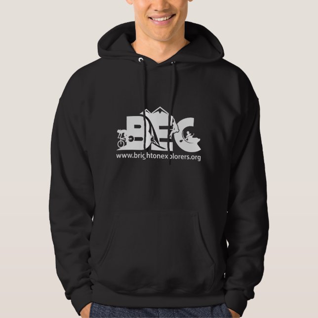 Unisex Cotton Fitted Hoody - DARK RED (Front)