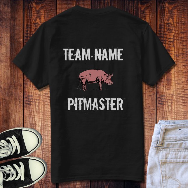 Unisex Custom BBQ Team Pitmaster t-shirt (Creator Uploaded)
