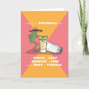 Unisex Funny Humour prise de la carte d'anniversai