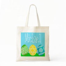 Unisex Girl Boy Easter Egg Spring Tote