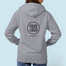 Unisex Grey Sweat - shirt à capuche Sweatshirt Log