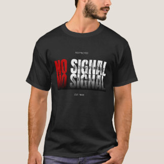 Unisex Heavy Cotton Tee - No Signal Graphic Tee