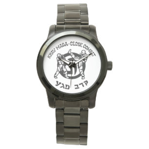 Unisex-Krav Maga black wristwatch
