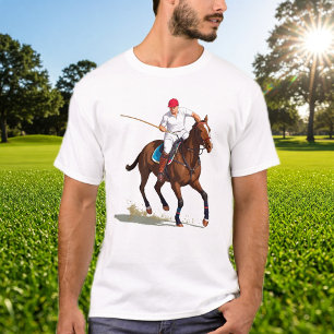 Unisex Polo Shirt - Sporty Horse Design