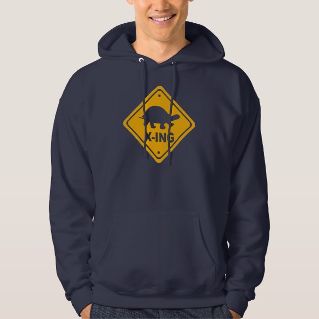 Unisex Turtle Crossing Hoodie (Front)