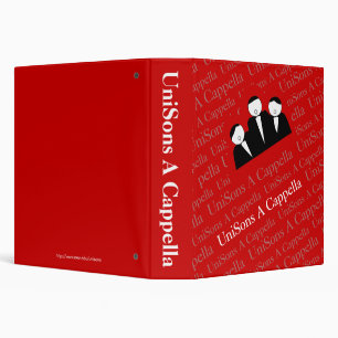 UniSons A Cappella Music Binder