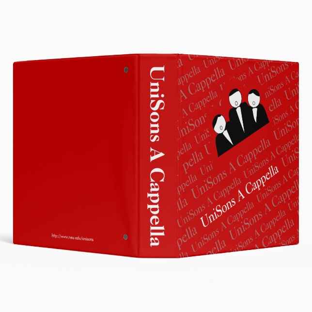 UniSons A Cappella Music Binder (Background)