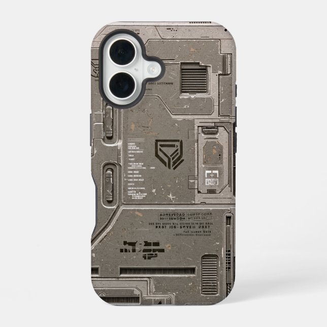 UNIT-77 #002: Orbital Bastion 2152 iPhone 16 Case (Back)